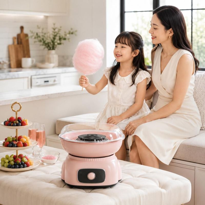Máquina de Algodón de Azúcar SOKANY SK-07071 500 W Rosa