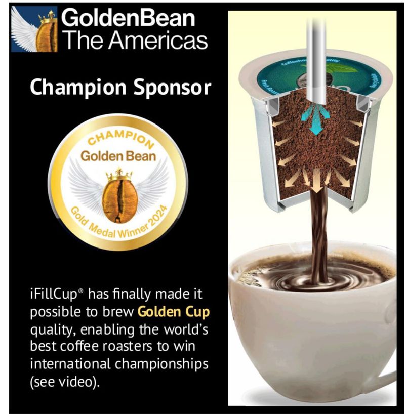 Filtro de café iFillCup 96 cápsulas compatibles con K‑Cup verde