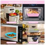 Freidora Aire Silicon Molde Reutilizable Tapete Hornear 8pcs, Multicolor