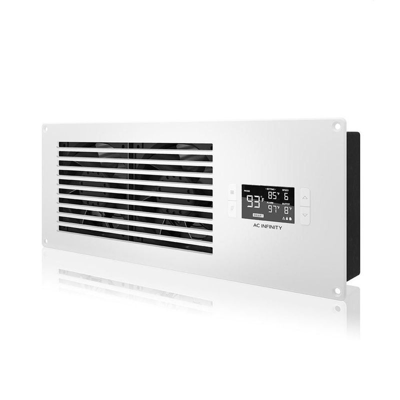 Ventilador eléctrico AC Infinity 43 cm blanco de alto flujo de aire
