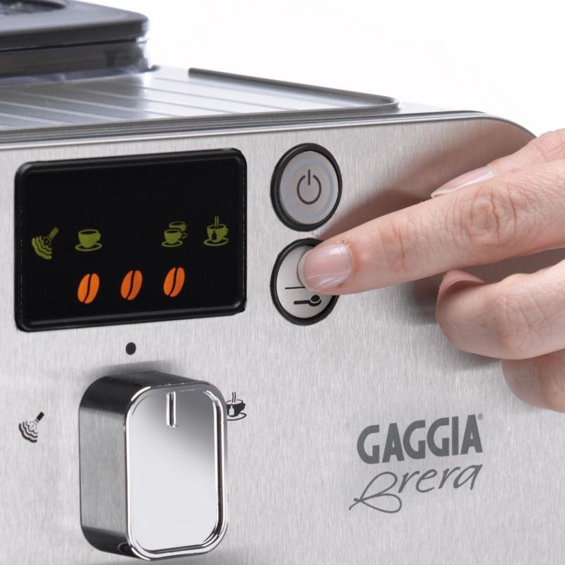 Máquina de espresso Gaggia Brera 12 L plateada 110 V