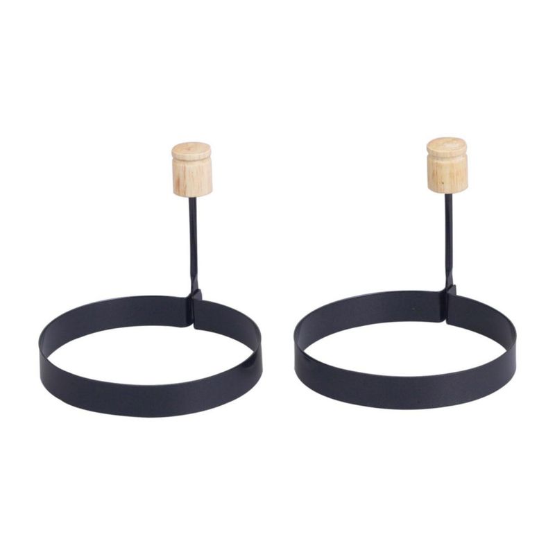 Aros antiadherentes para huevos HIC Kitchen 10 cm paquete de 2