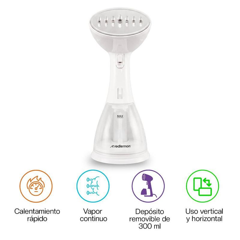 Plancha de Vapor Portátil para Ropa Vertical 1500 W Depósito de 300 ml