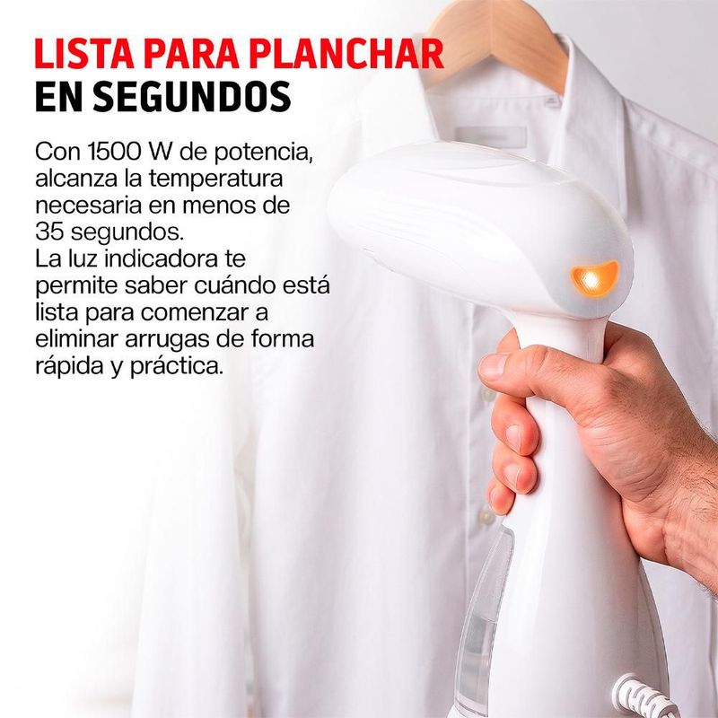 Plancha de Vapor Portátil para Ropa Vertical 1500 W Depósito de 300 ml