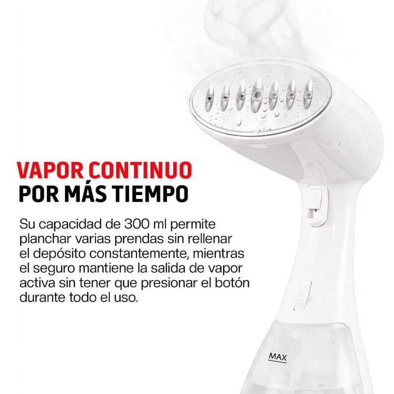 Plancha de Vapor Portátil para Ropa Vertical 1500 W Depósito de 300 ml