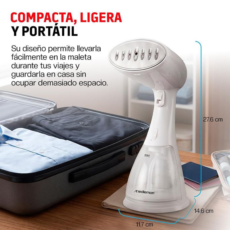 Plancha de Vapor Portátil para Ropa Vertical 1500 W Depósito de 300 ml