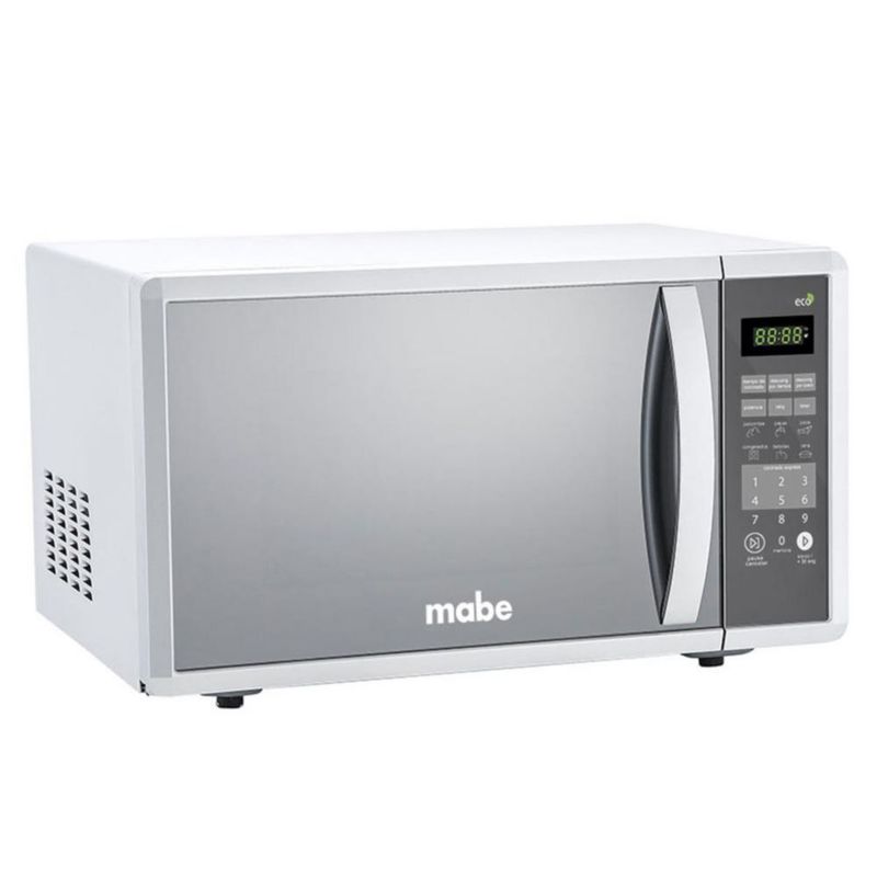 Combo Centro de Lavado 23 Kg Diamond Gray y Microondas 1.1 Cuft Espejo Mabe - MCL23PSHMM11