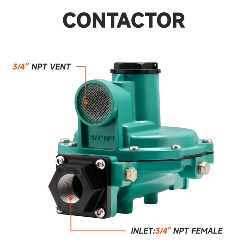 Regulador de Propano Roastove R622-DFF 3/4" 1.600.000 BTU