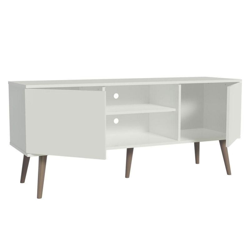 Mueble mesa para tv rack madesa 2 puertas hasta 55 blanco