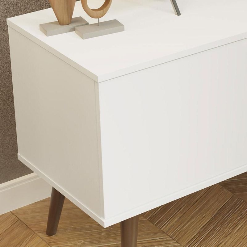 Mueble mesa para tv rack madesa 2 puertas hasta 55 blanco