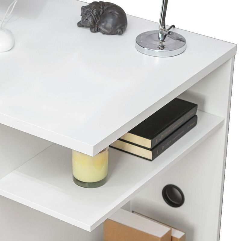 Mesa gamer escritorio para computadora madesa blanco