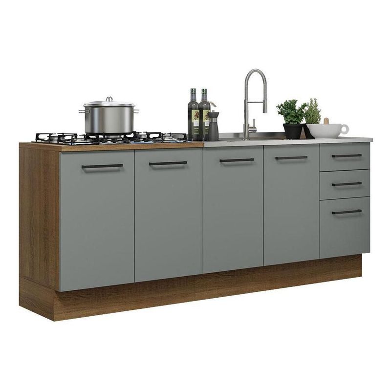 Cocina integral completa modular madesa thêmis 220cm bg 01