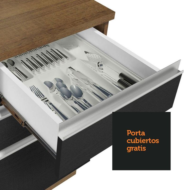 Cocina integral completa modular madesa glamy 180cm mn 08