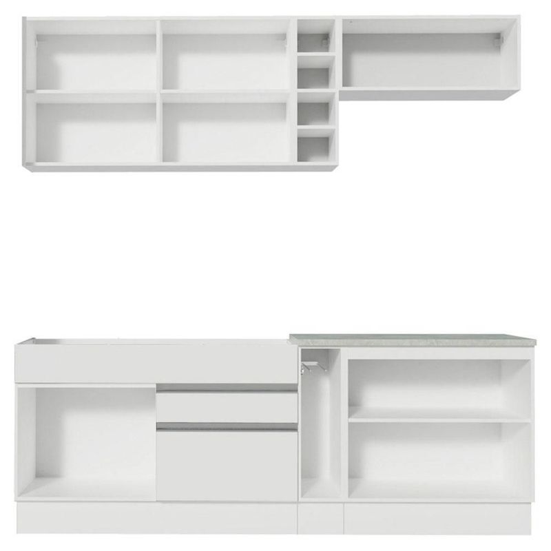 Cocina integral completa modular madesa parma 220cm bb 01