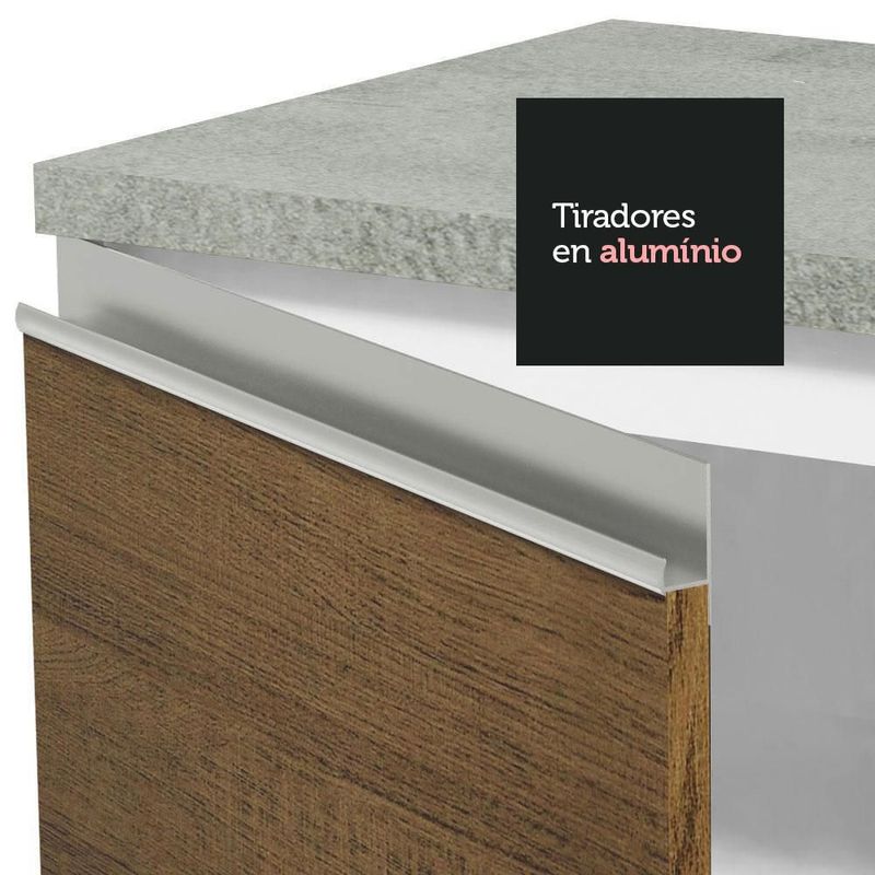 Cocina integral completa modular madesa glamy 220cm bm 03