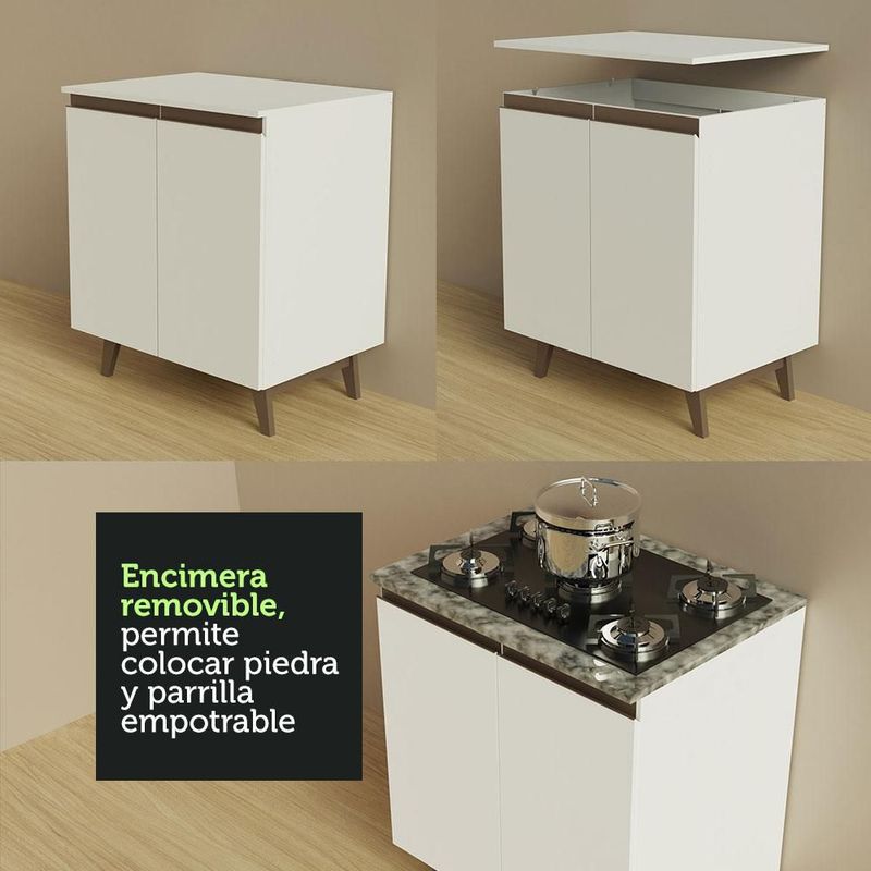 Cocina integral completa modular madesa reims 320cm bb 03
