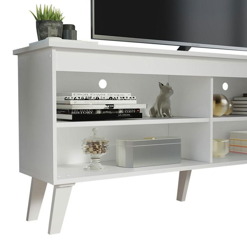 Mueble mesa para tv rack madesa 4 espacios hasta 65 bb 02