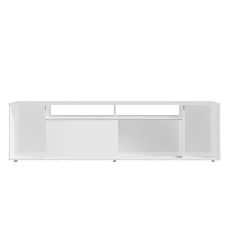 Mueble mesa para tv rack madesa 5 espacios hasta 65 blanco 2