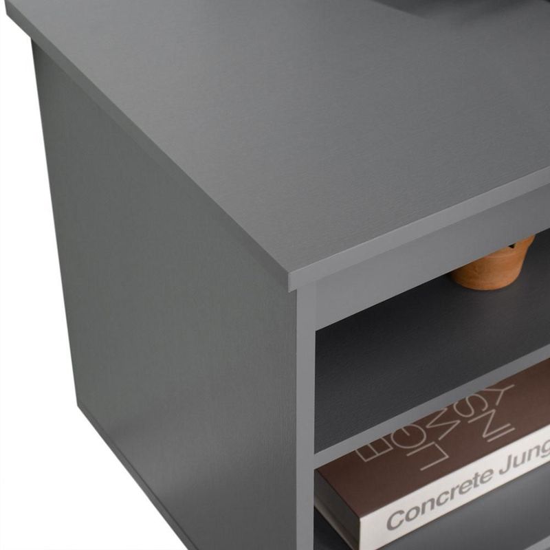 Mueble mesa para tv rack madesa 4 espacios hasta 65 gris 03