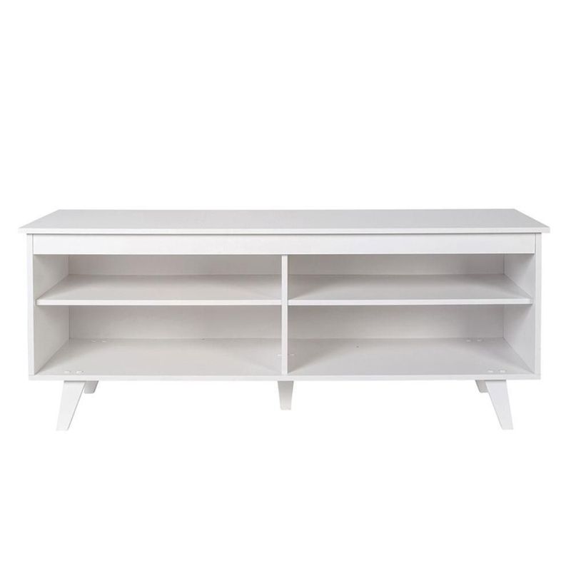 Mueble mesa para tv rack madesa 4 espacios hasta 65 blanco 1