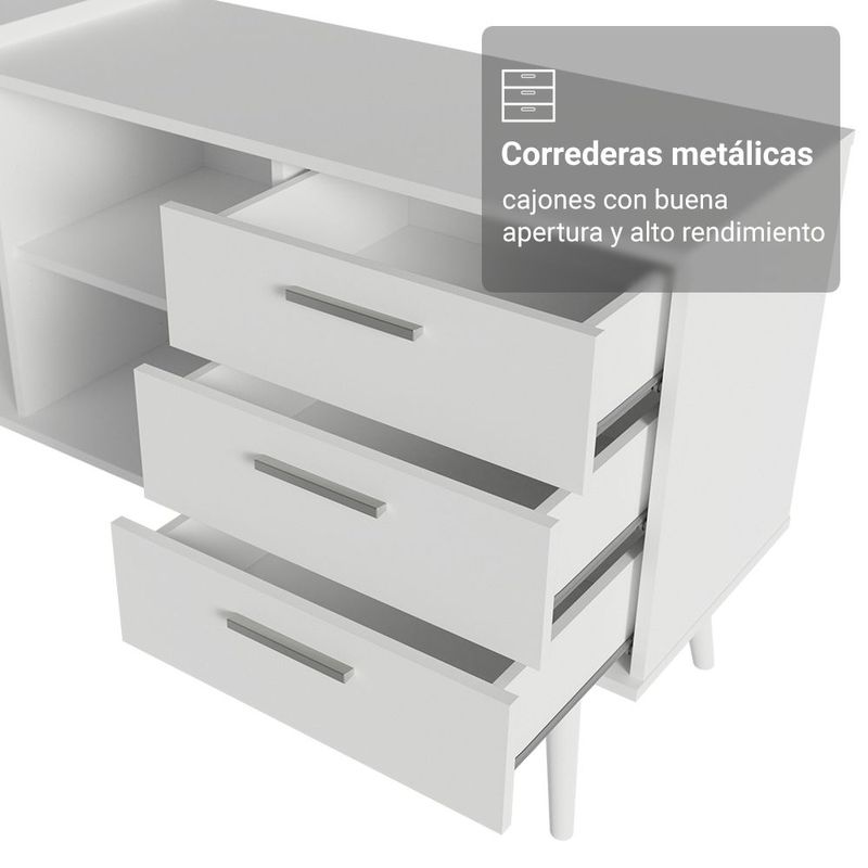 Escritorio esquinero madesa 6939 para computadora bb 05