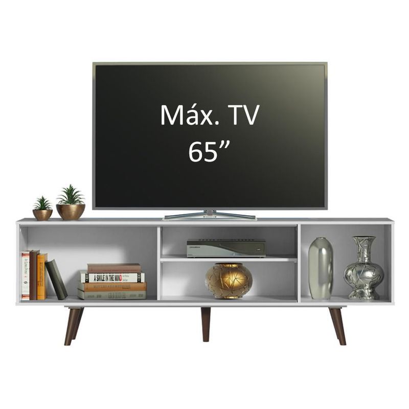 Mueble mesa para tv rack dubai madesa 2 puertas hasta 65 bb