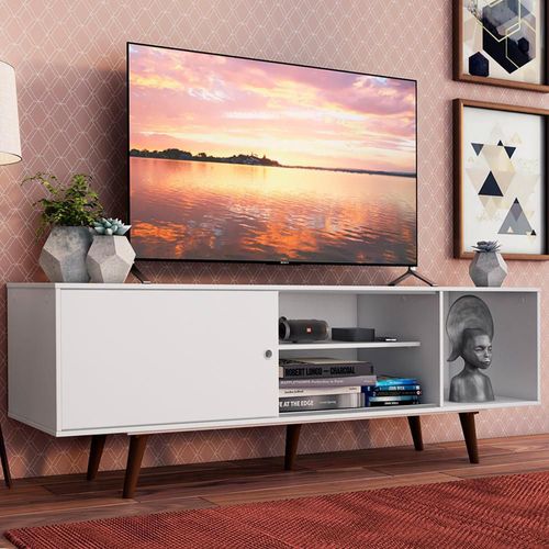 Mueble mesa para tv rack dubai madesa 2 puertas hasta 65 bb