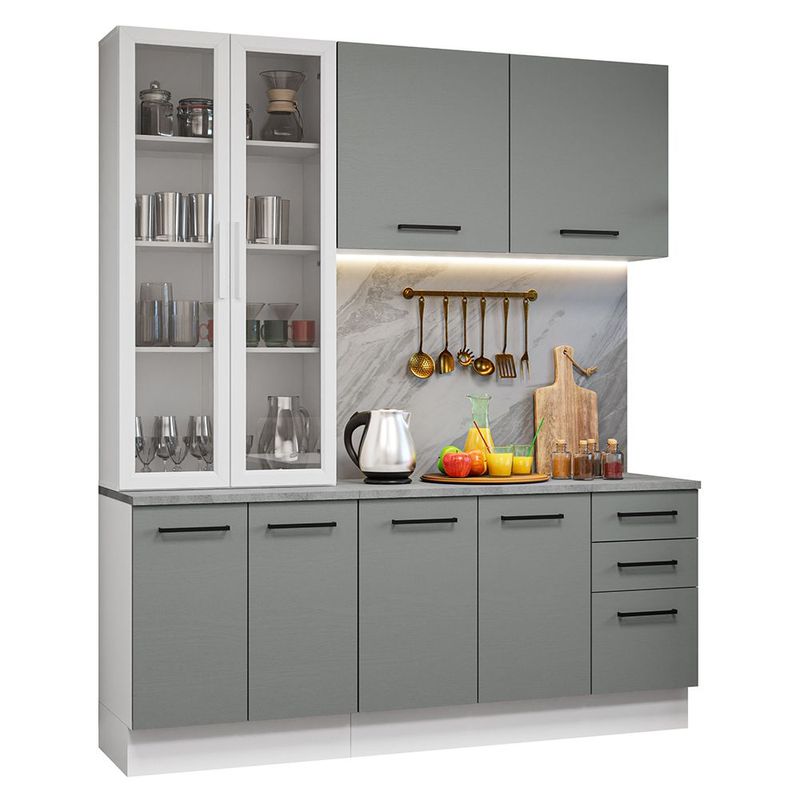 Cocina integral completa modular madesa agata 190cm bg 05