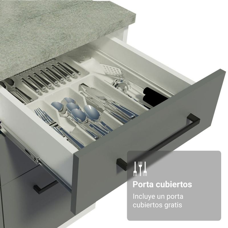 Cocina integral completa modular madesa agata 190cm bg 05