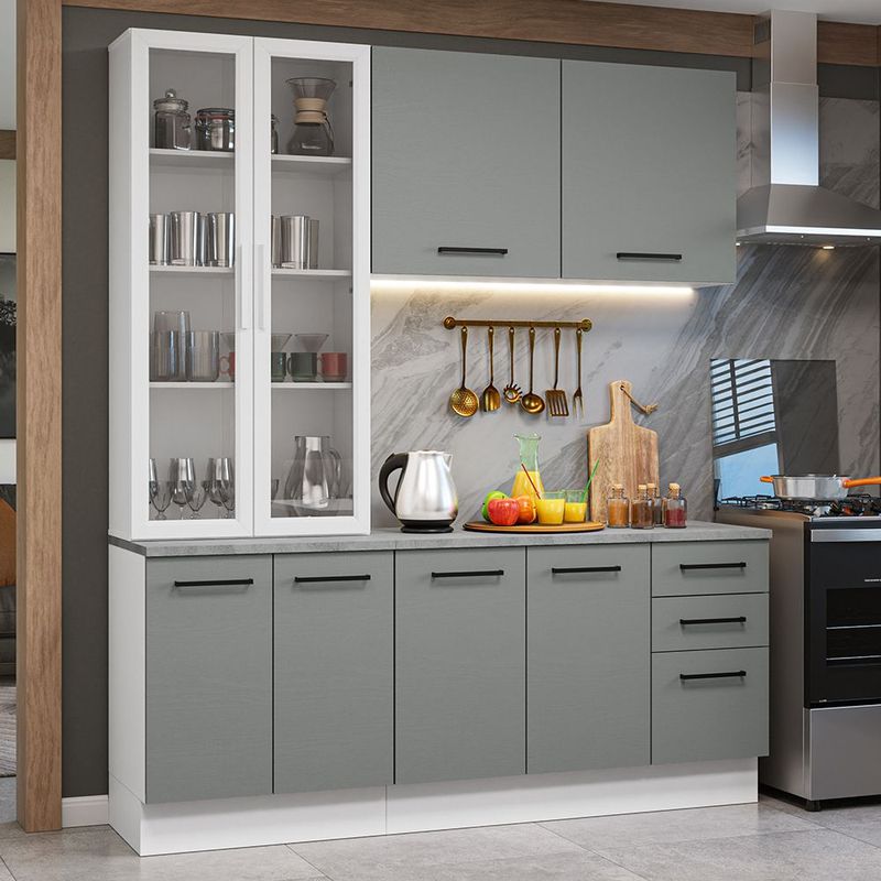 Cocina integral completa modular madesa agata 190cm bg 05