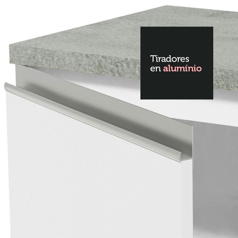 Cocina integral completa modular madesa glamy con tarja bb 3