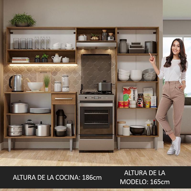 Cocina integral completa modular madesa emilly pop 229 mn 01