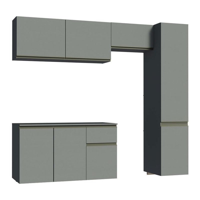 Cocina integral completa modular madesa nice 220cm gris 05