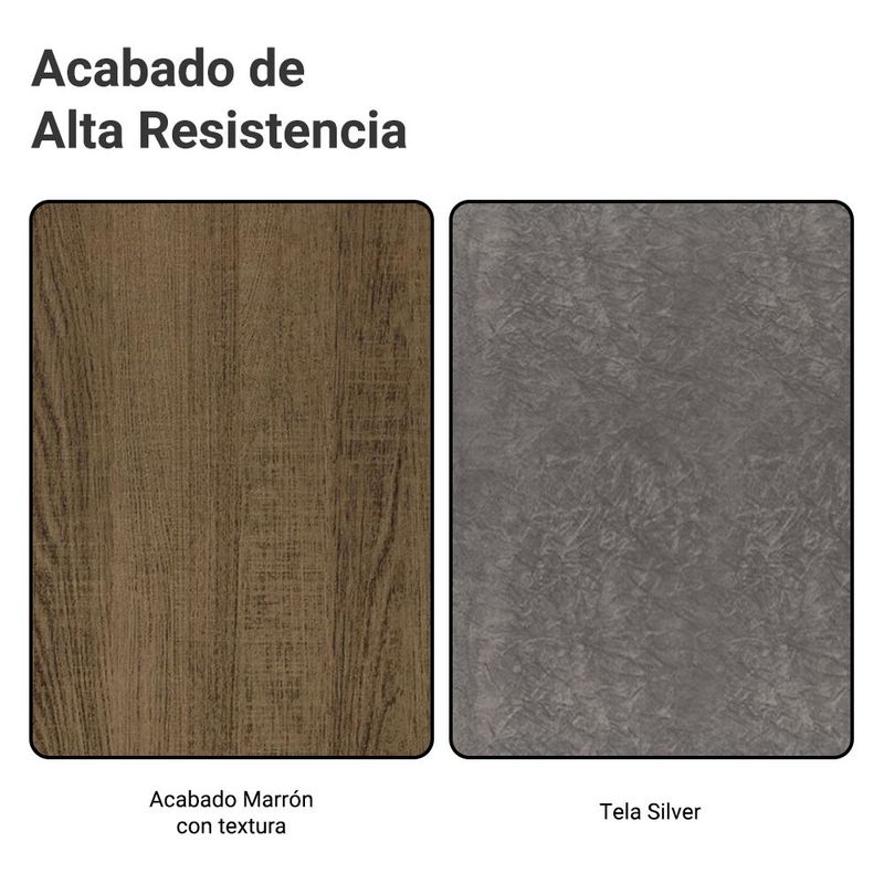 Kit 2 sillas de comedor 4256 madesa con detalle amaderado 04
