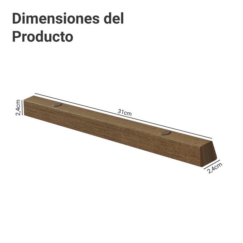 Kit de respaldos para silla tapizada madesa 4 piezas marrón