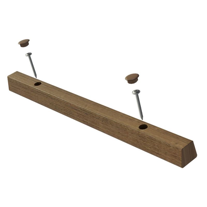 Kit de respaldos para silla tapizada madesa 4 piezas marrón