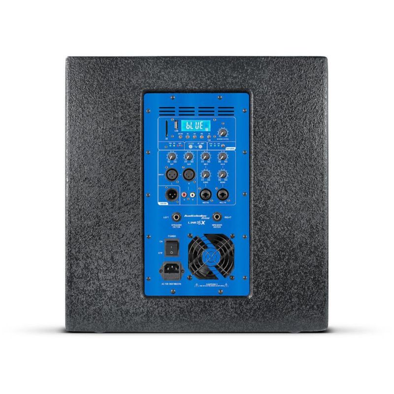 Sistema de Audio Lineal Audiobahn Line 15X Subwoofer 15″ Satélites Negro