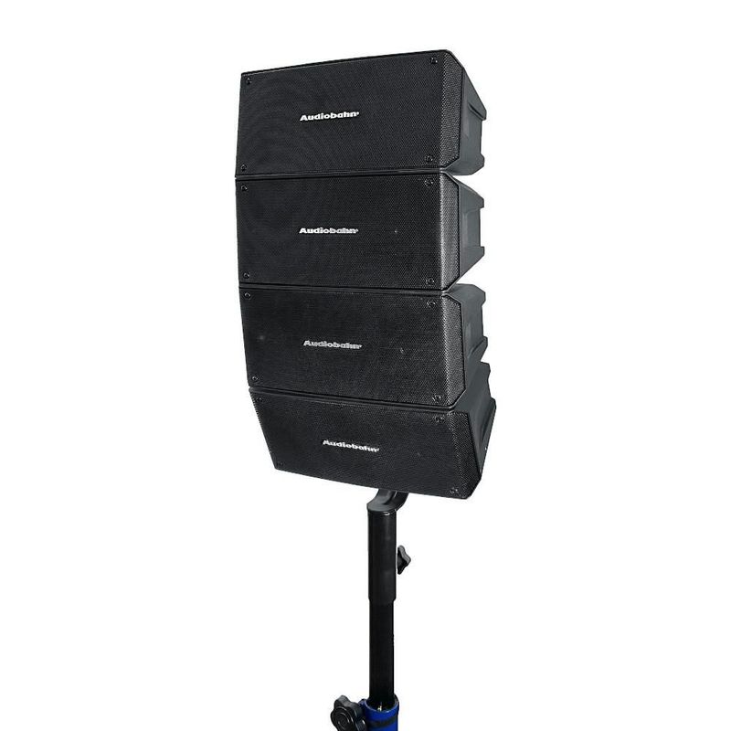 Sistema de Audio Lineal Audiobahn Line 15X Subwoofer 15″ Satélites Negro