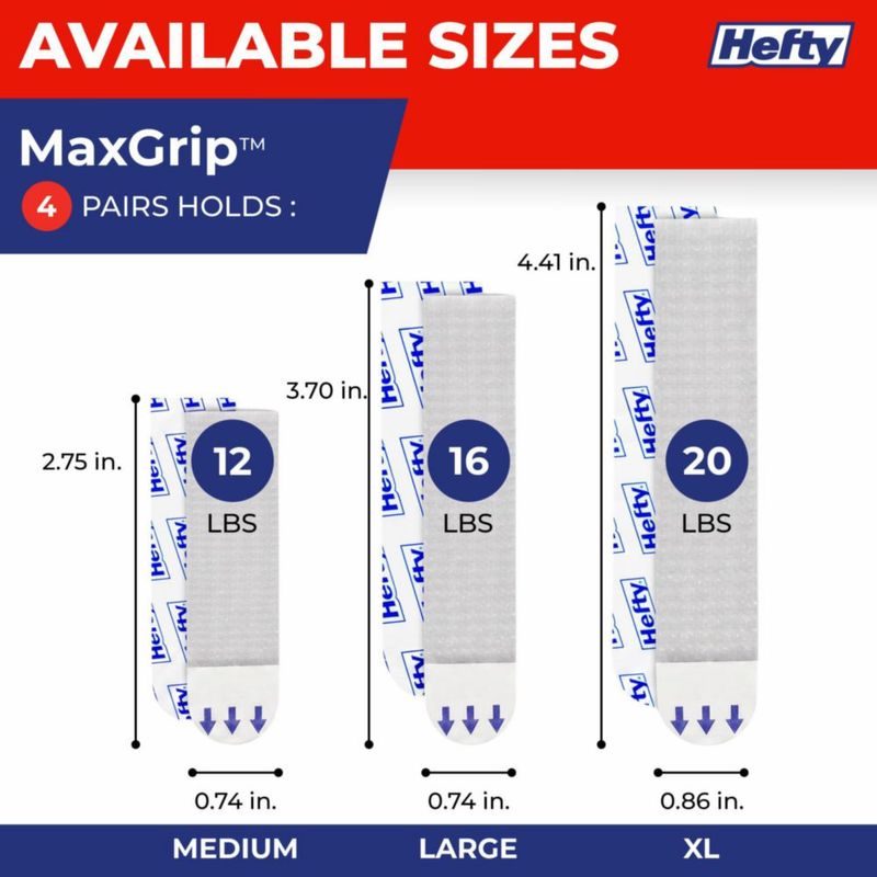 Colgadores de Cuadros MaxGrip 24 Pares Soporta 7 kg