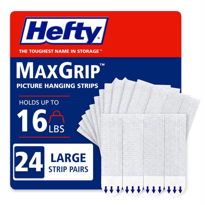 Colgadores de Cuadros MaxGrip 24 Pares Soporta 7 kg