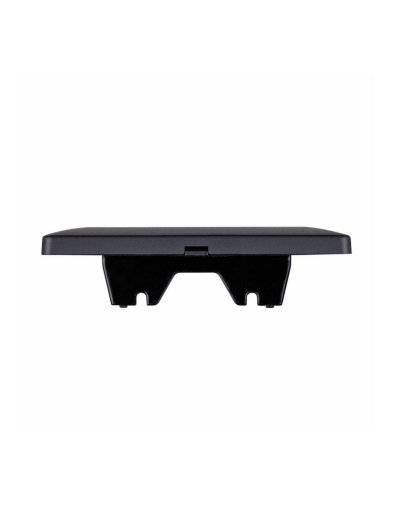 Estevez Placa 1 ventana Alpha Black Negro