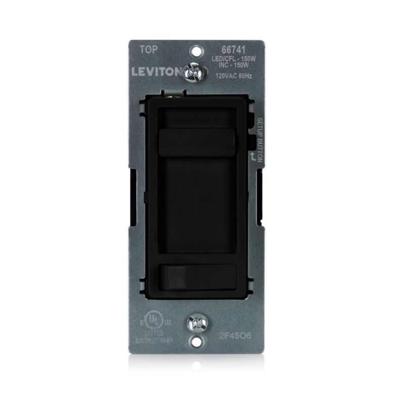 Regulador de luz Leviton 66741-E negro 120V