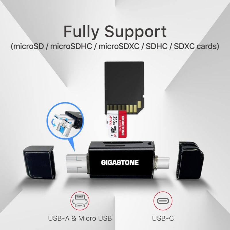 Tarjeta SD GIGASTONE 128 GB UHS‑I A2 V30 U3 170 MB/s