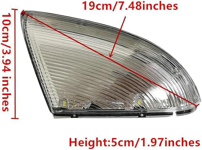Señal de giro para espejo retrovisor fitfoyo Ram 1500 2009-2018
