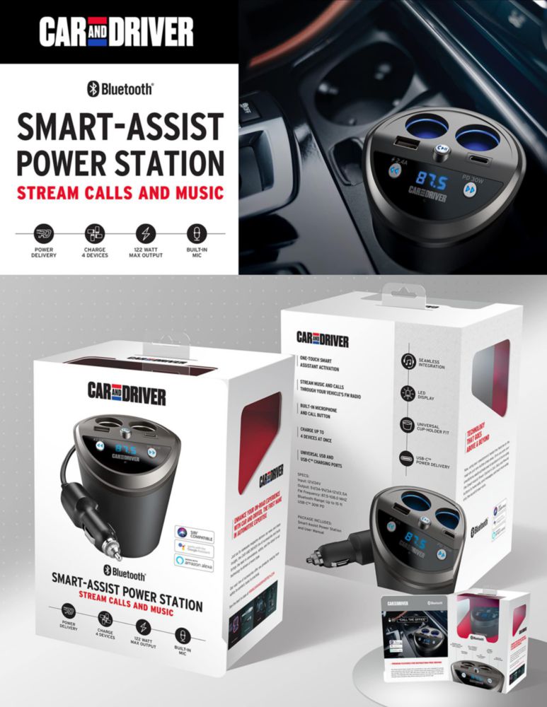 Adaptador de Audio Car and Driver Bluetooth USB‑C