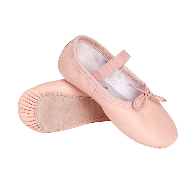 Zapatos de ballet Stelle 10MT de cuero con cordón ajustable