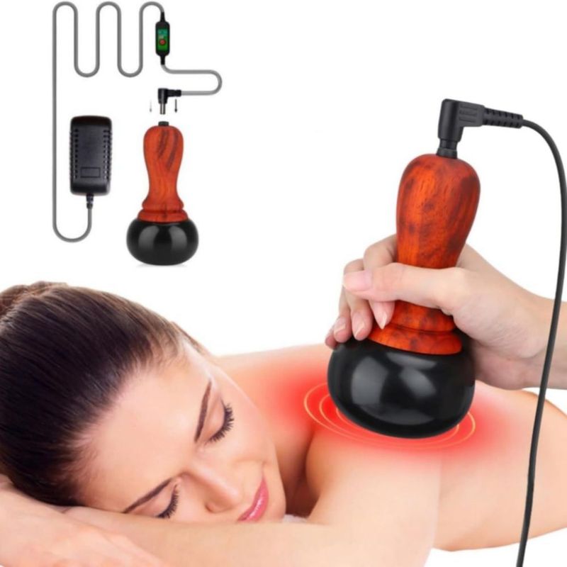 Masajeador eléctrico de piedras calientes WeiiTech con control de temperatura