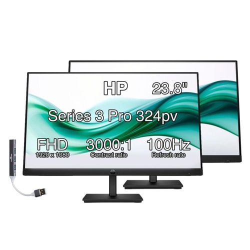 Monitor HP Serie 3 Pro 24" Full HD Antirreflejo (2 unidades)