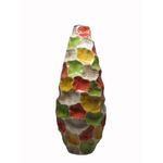 Jarrón de cerámica multicolor DesMa Group H2895 16x12x40 cm