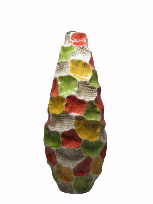 Jarrón de cerámica multicolor DesMa Group H2895 16x12x40 cm